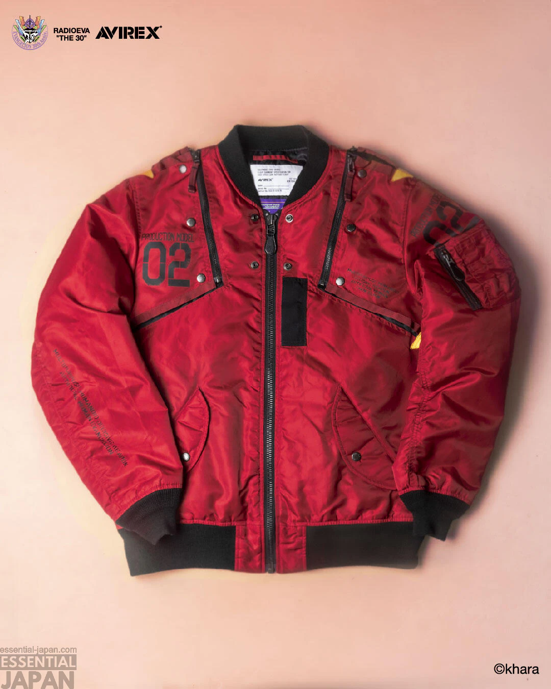 AVIREX x Evangelion Flight Jackets 12