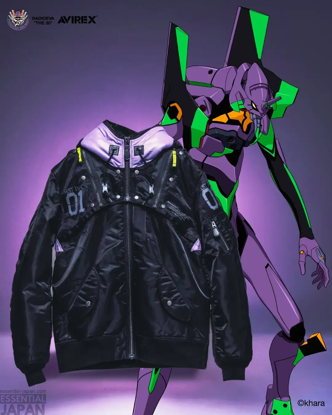 AVIREX x Evangelion Flight Jackets 3