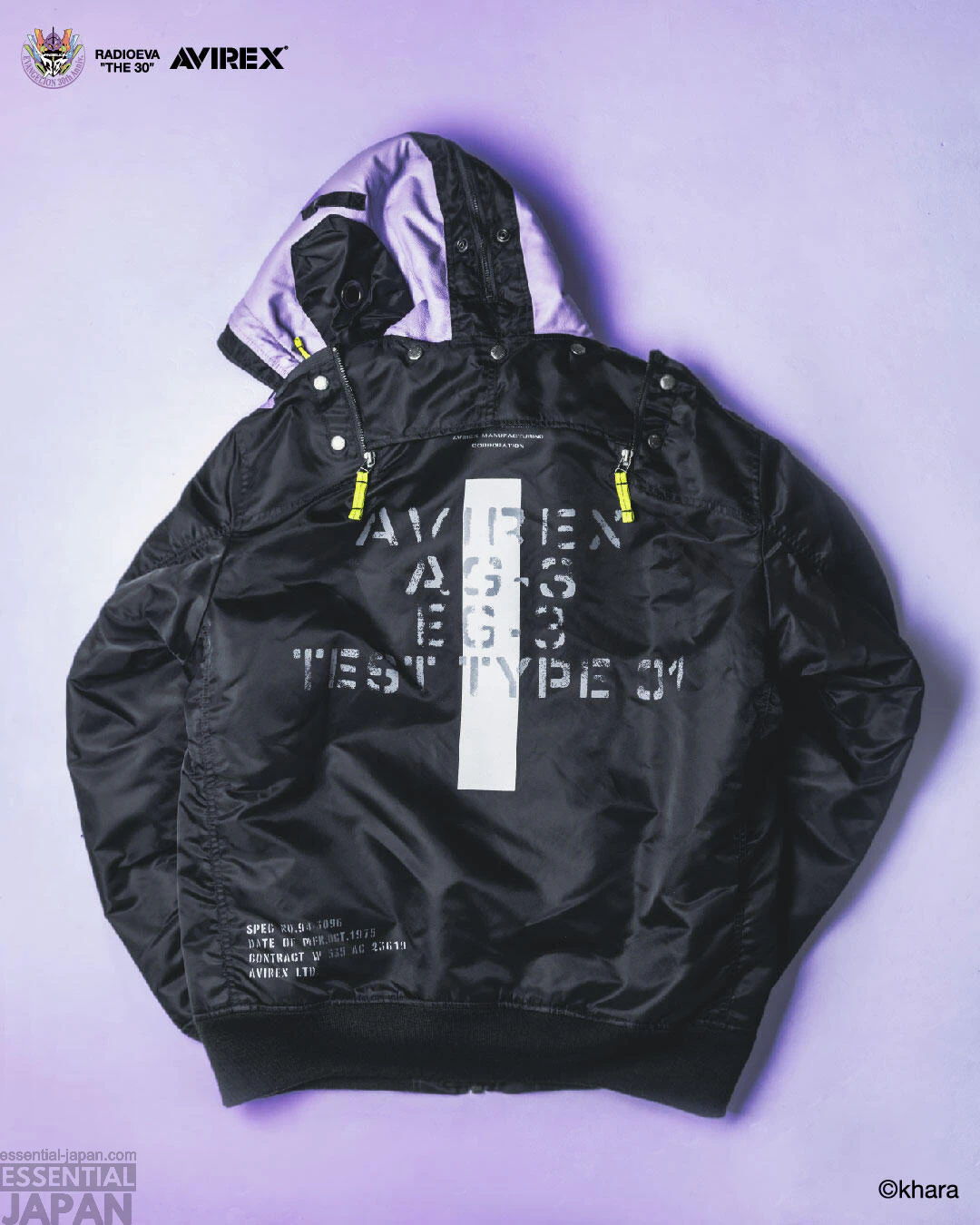 AVIREX x Evangelion Flight Jackets 4