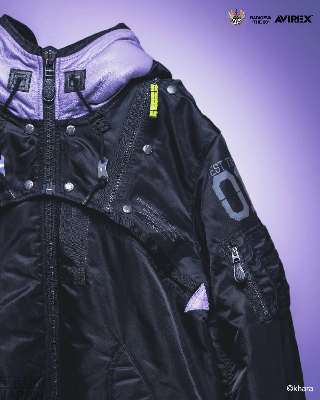AVIREX x Evangelion Flight Jackets 5