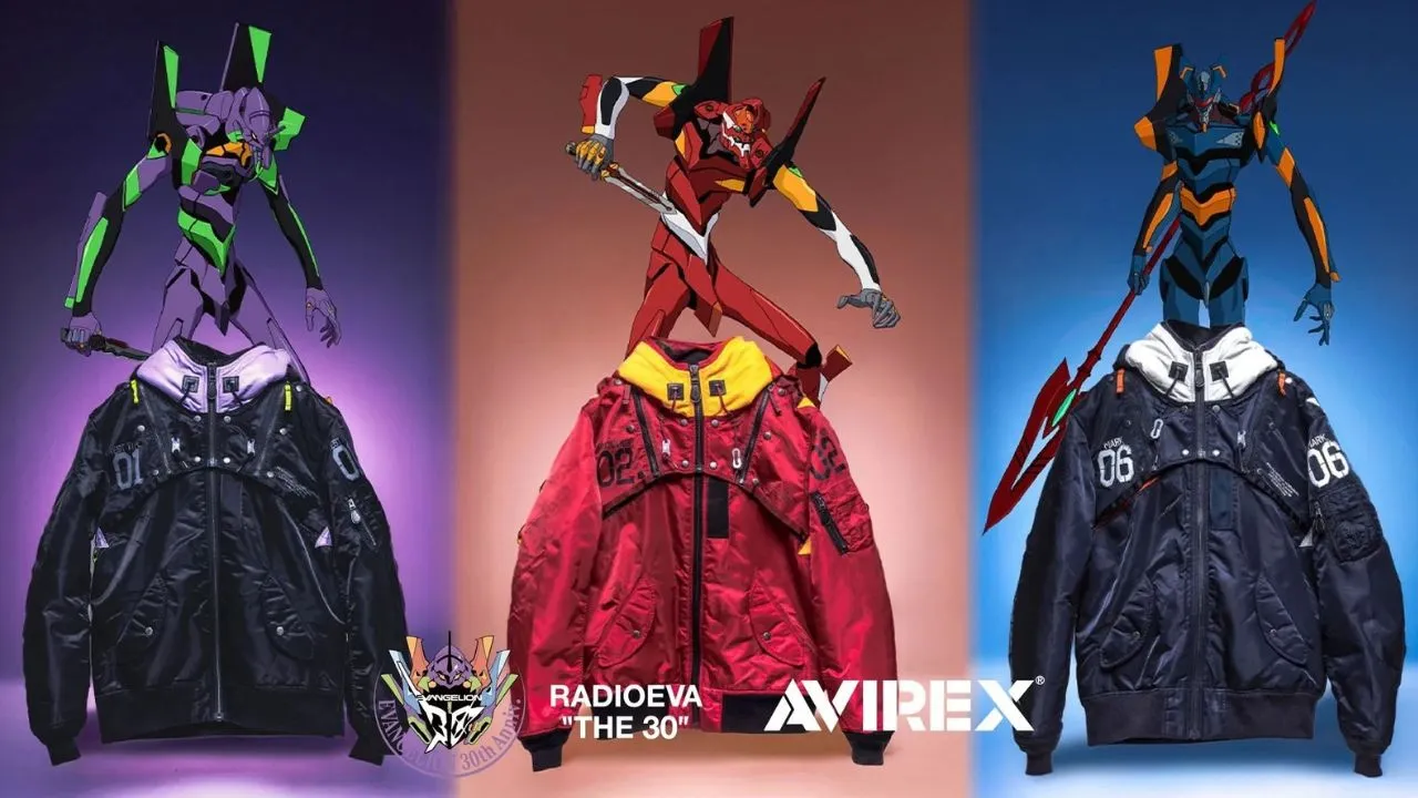 AVIREX x Evangelion Flight Jackets Main