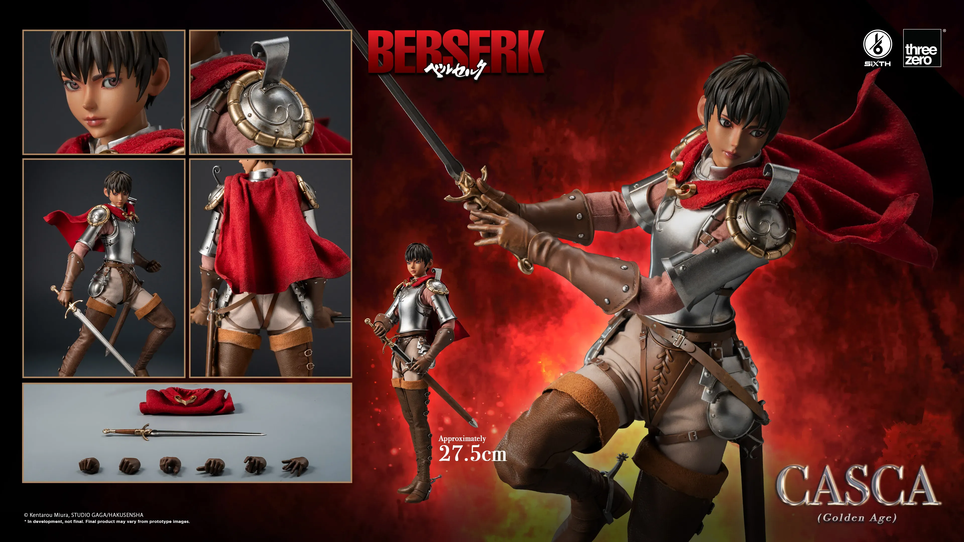 BERSERK Casca Golden Age Figure Main