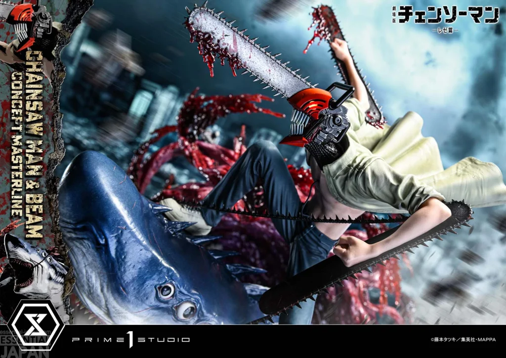 Chainsaw Man and Beam Prime 1 statue 2