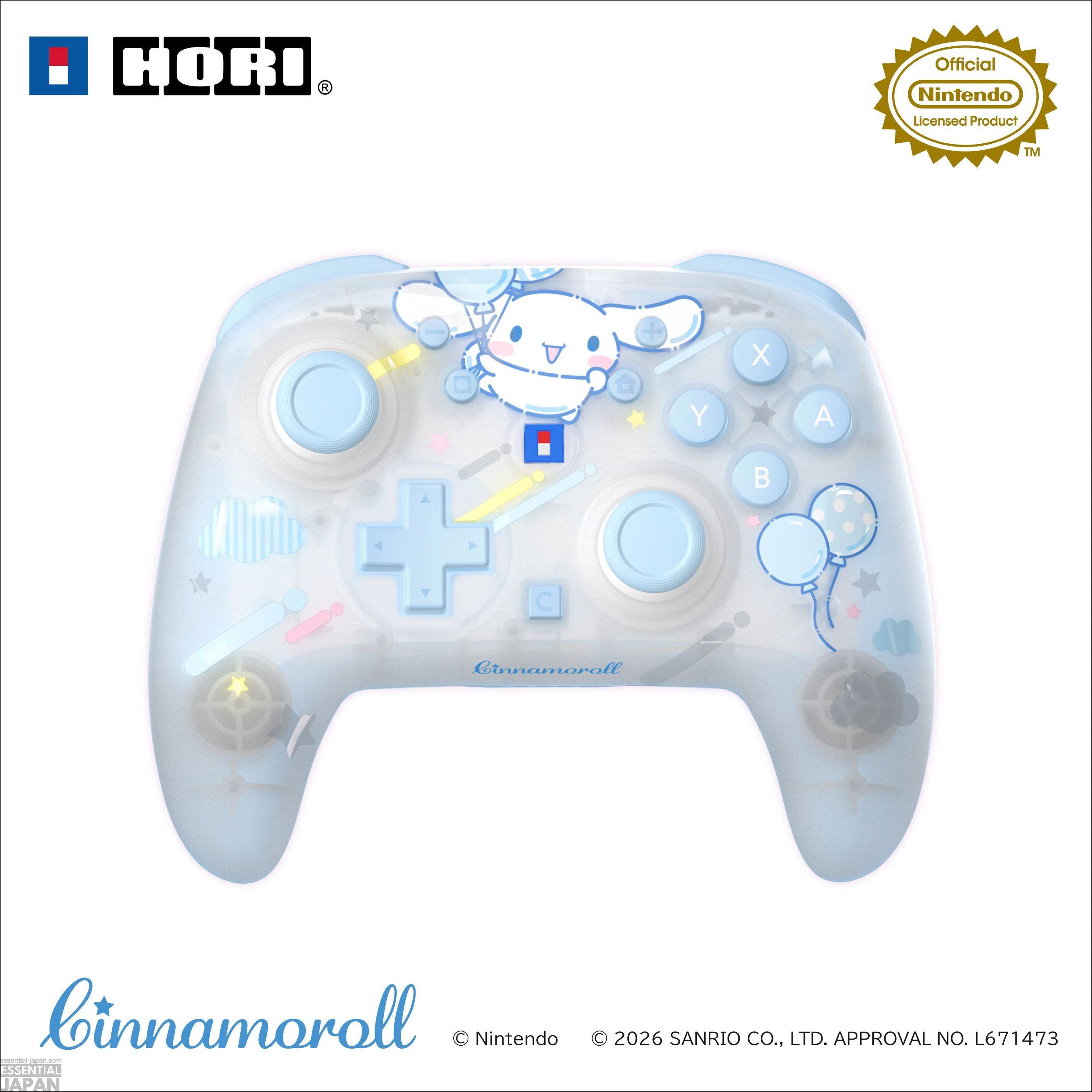 Cinnamoroll x Hori Controller & Accessories 3