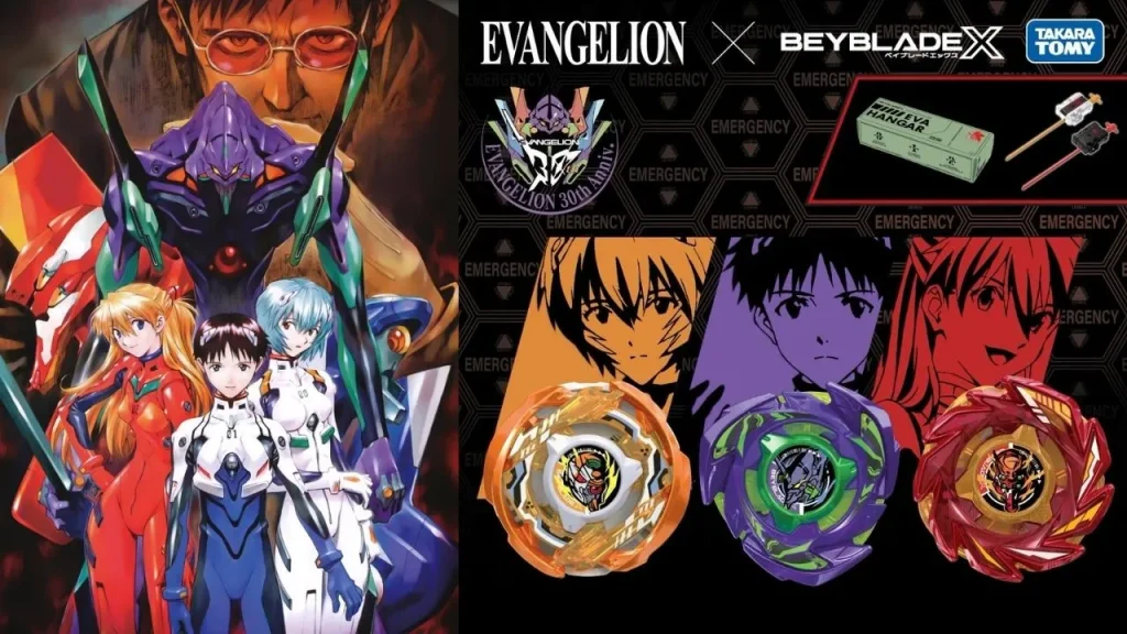 Evangelion x Beyblade Collab New