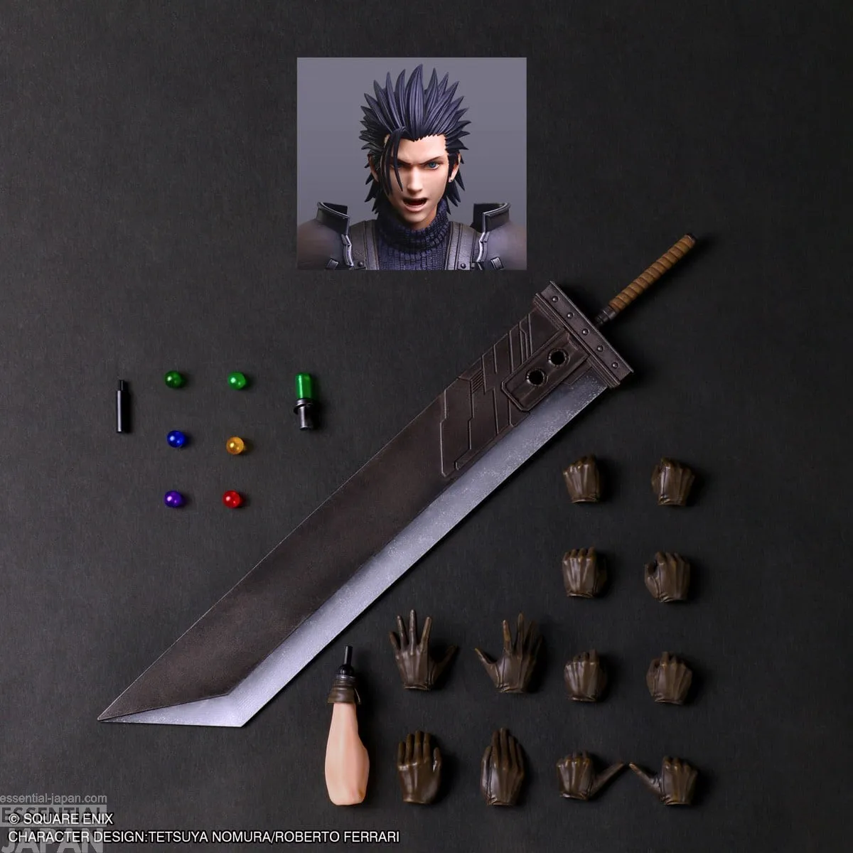 FINAL FANTASY VII REBIRTH PLAY ARTS SHIN Zack Fair SOLDIER 1st CLASS 1
