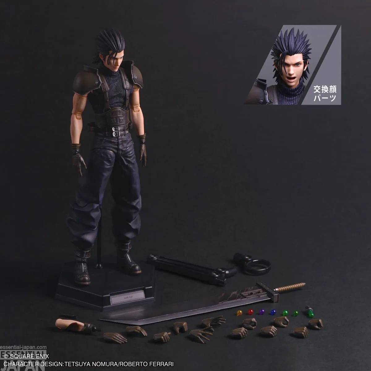 FINAL FANTASY VII REBIRTH PLAY ARTS SHIN Zack Fair SOLDIER 1st CLASS 2