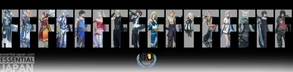 Final Fantasy 40th Anniversary art