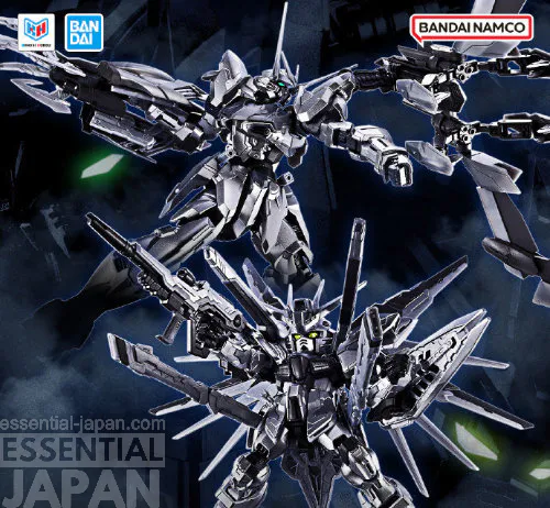 Freedom Gundam and Testament Gundam Silver Colo Gunpla 5