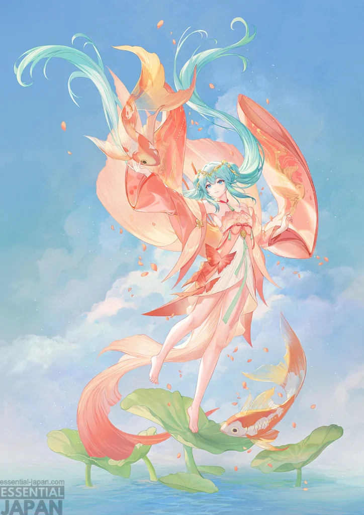 Hatsune Miku Goldfish Princess Scale Figure 13