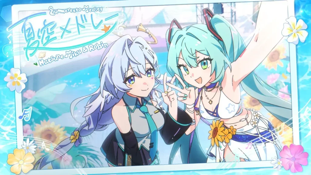 Hatsune Miku & Robin Summer Sky Medley 1