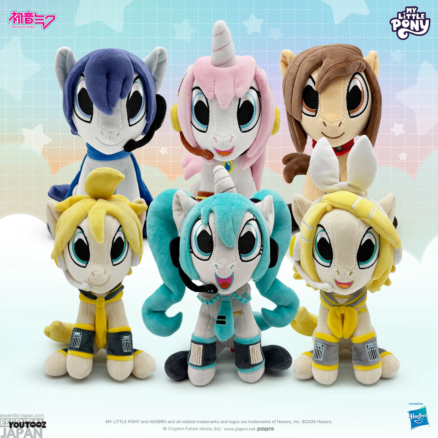 Hatsune Miku x My Little Pony Plushies 19