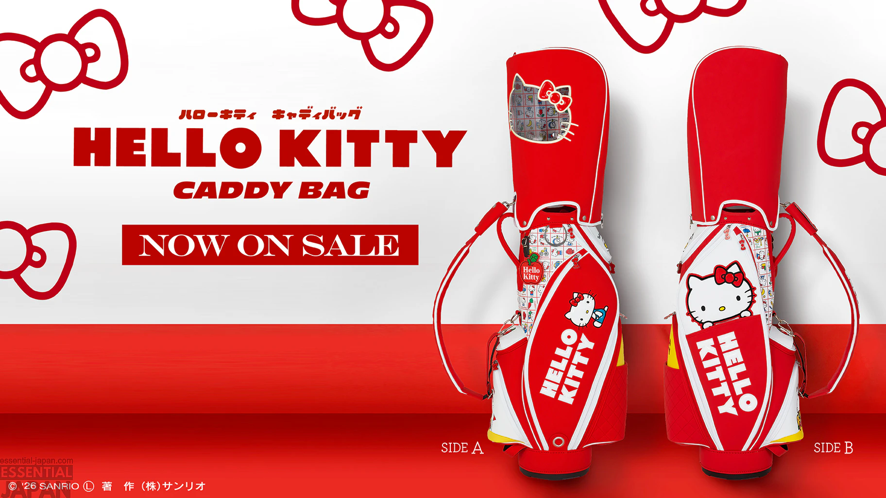 Hello Kitty Golf Fashion Collection & Caddy Bag 1