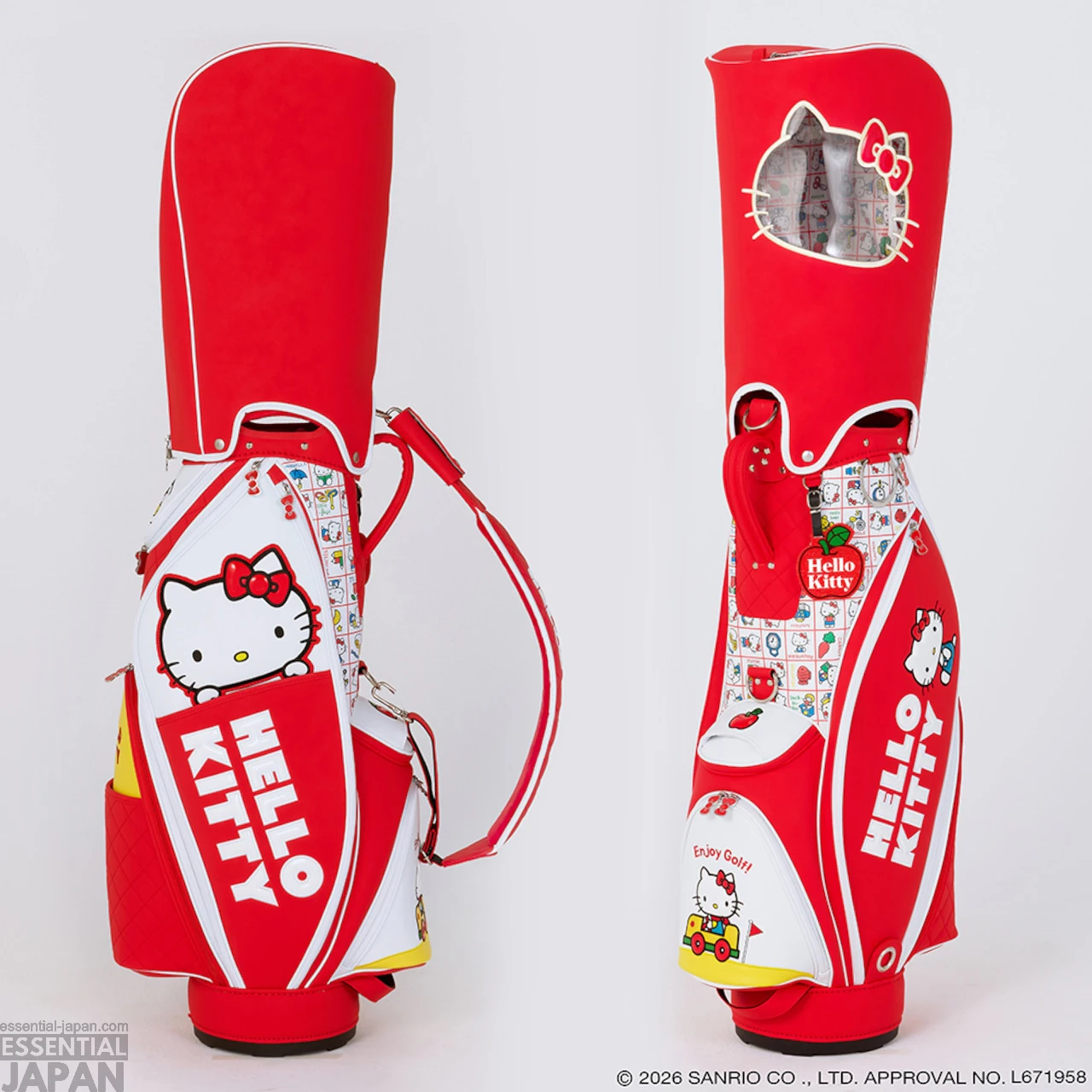 Hello Kitty Golf Fashion Collection & Caddy Bag 3