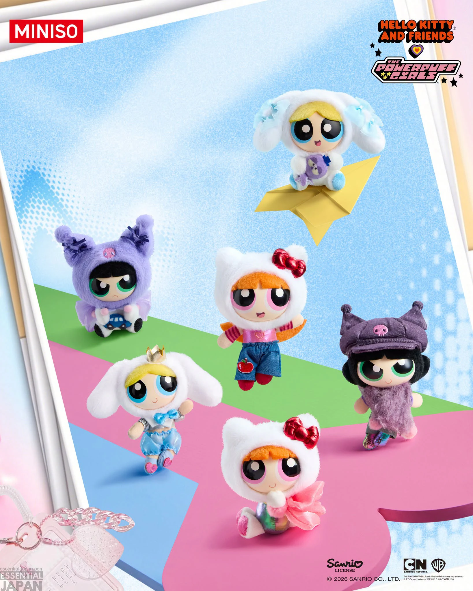 Hello Kitty x Powerpuff Girls Miniso Merch Collab 1