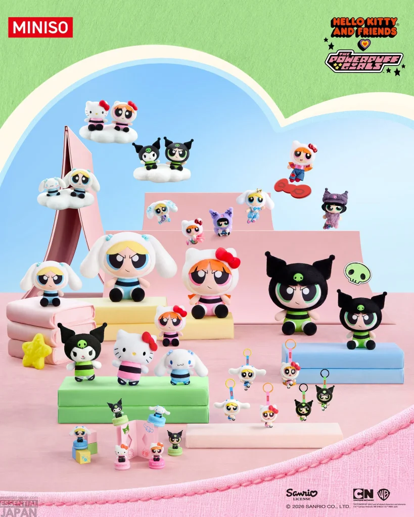 Hello Kitty x Powerpuff Girls Miniso Merch Collab 2