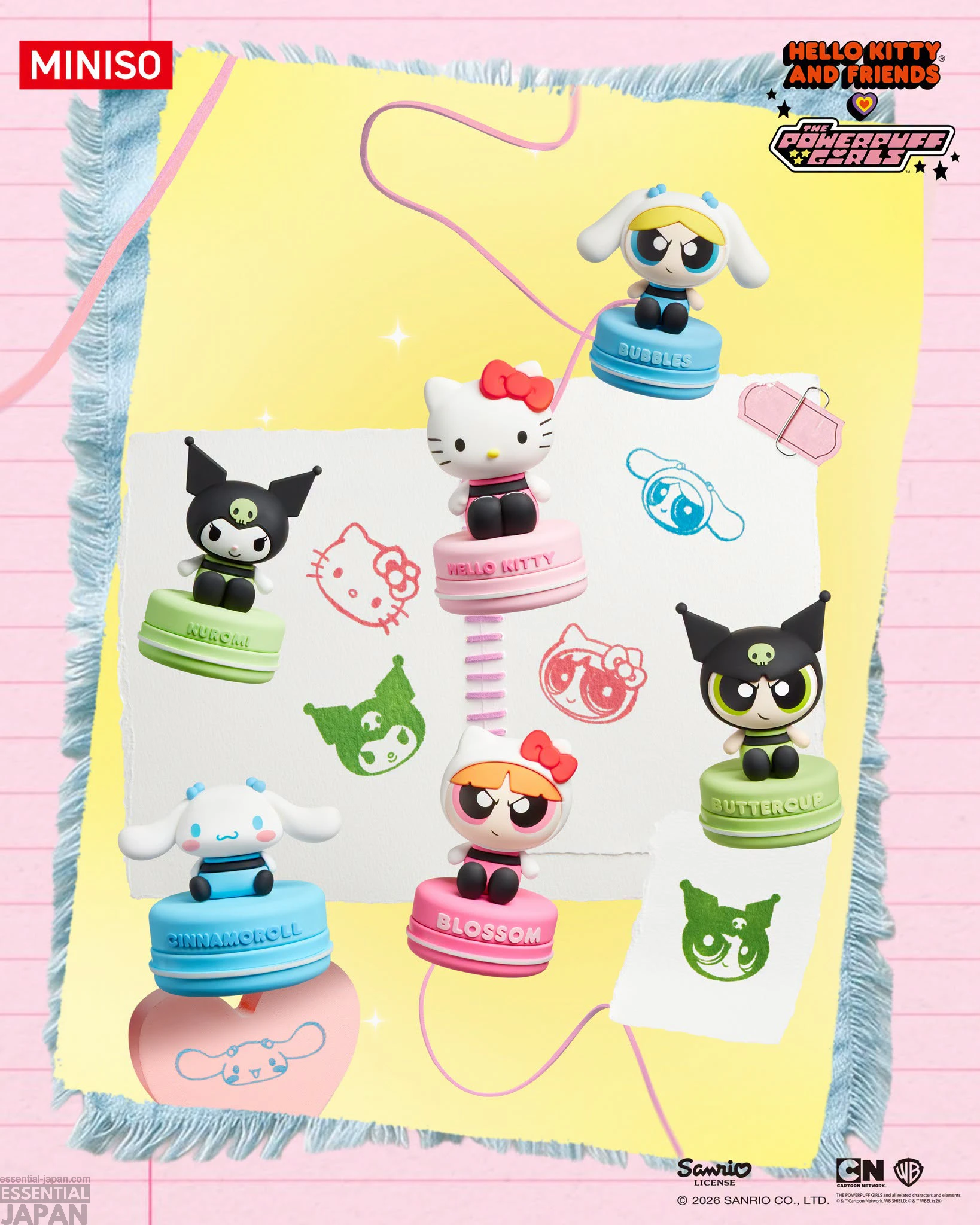 Hello Kitty x Powerpuff Girls Miniso Merch Collab 3