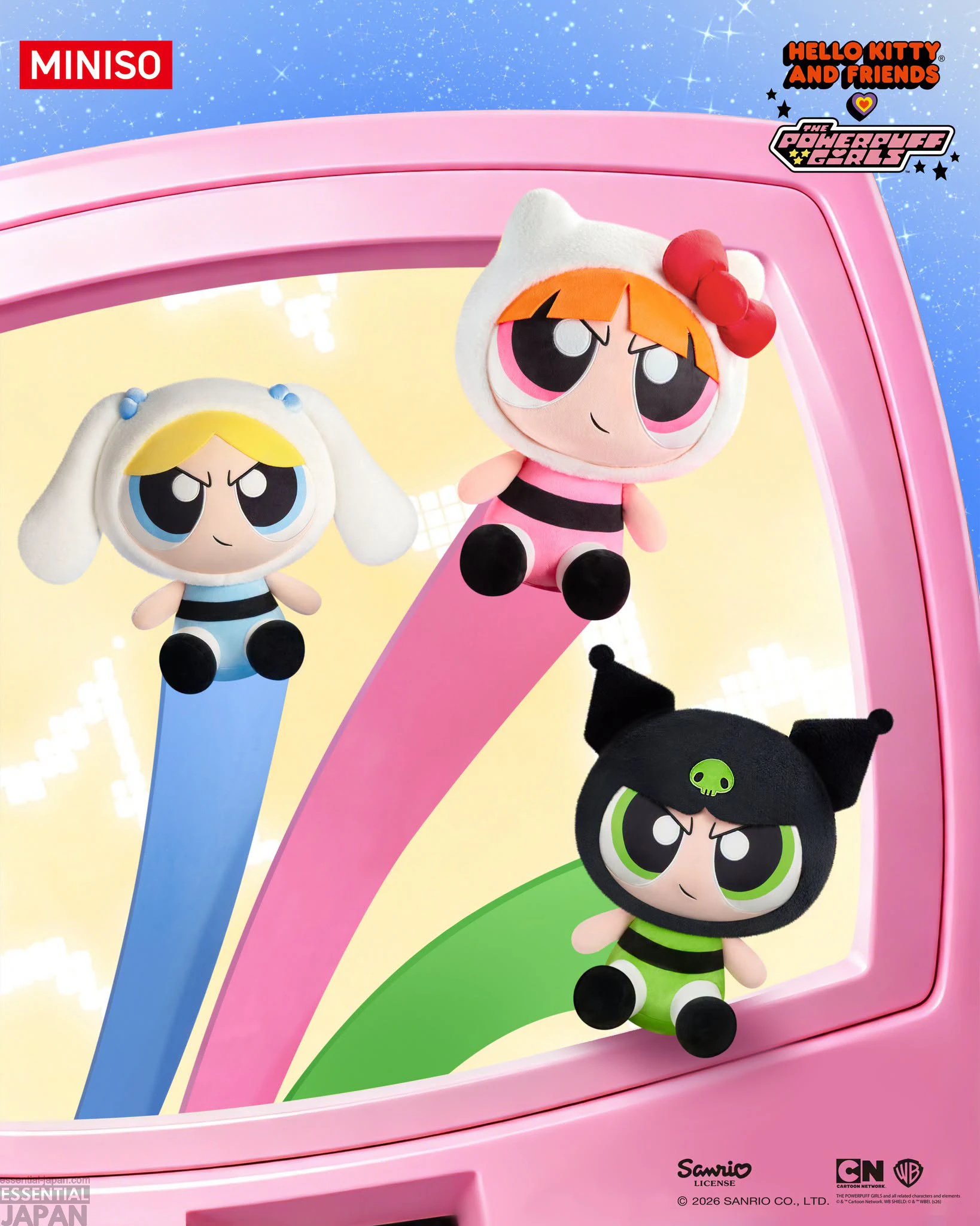 Hello Kitty x Powerpuff Girls Miniso Merch Collab 6