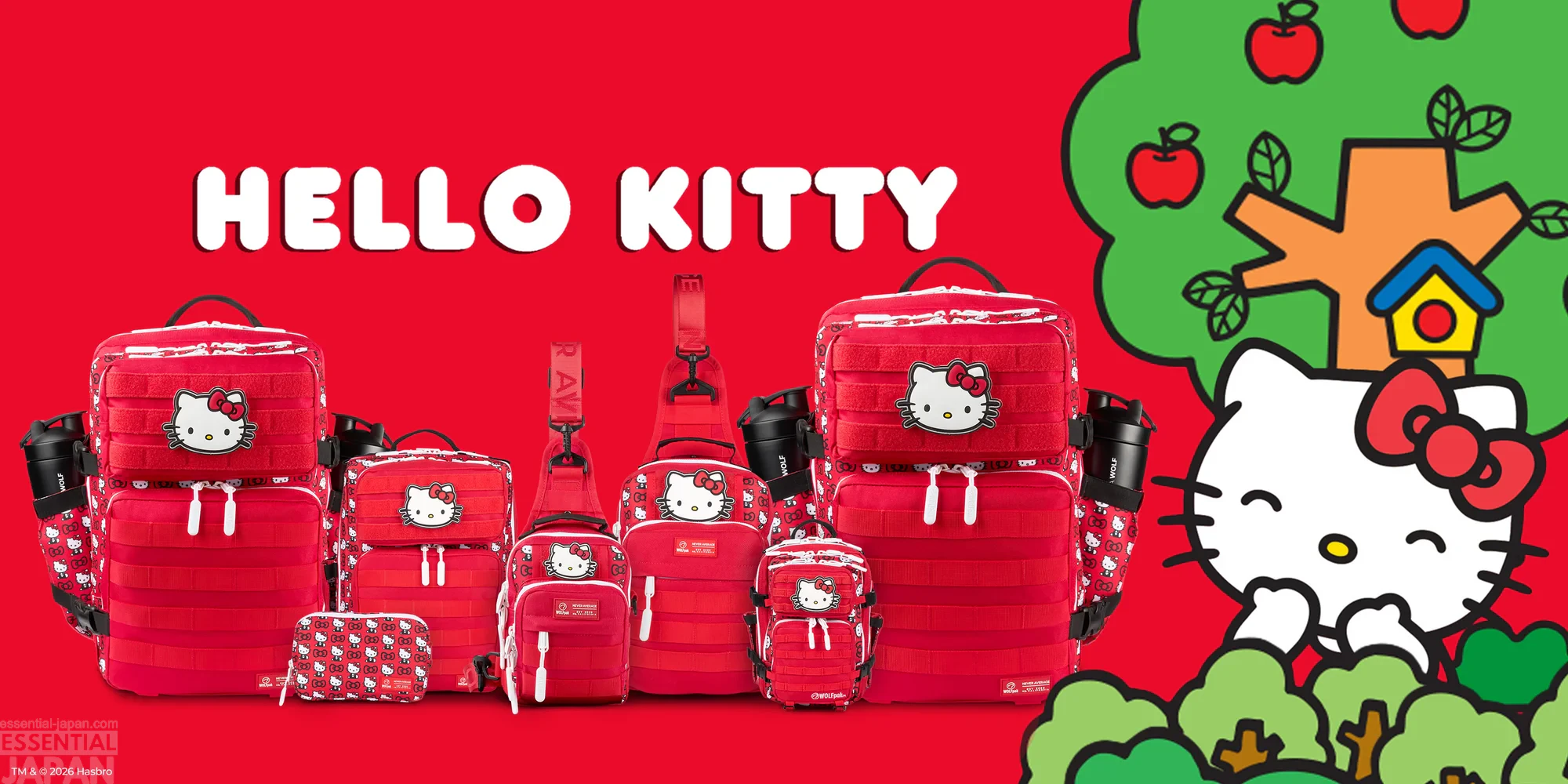 Hello Kitty x WOLFpak Bag Collab Main
