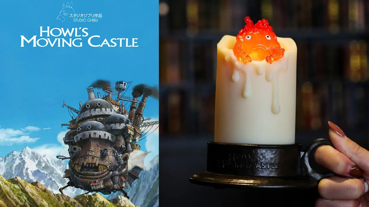Howl's Moving Castle Calcifer Flickering Candle Light 0