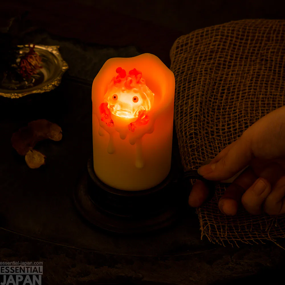 Howl's Moving Castle Calcifer Flickering Candle Light 6