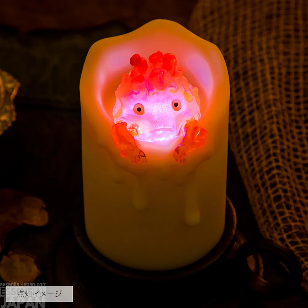 Howl's Moving Castle Calcifer Flickering Candle Light 7
