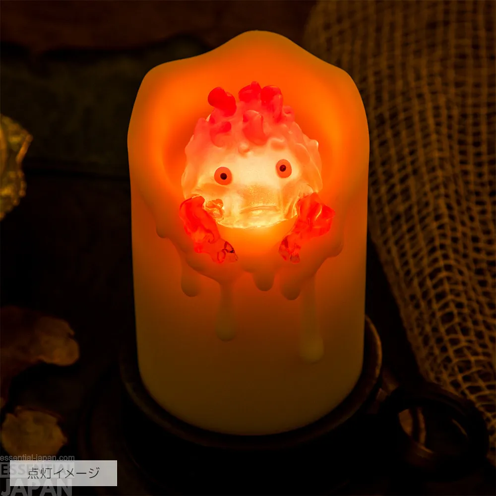 Howl's Moving Castle Calcifer Flickering Candle Light 8