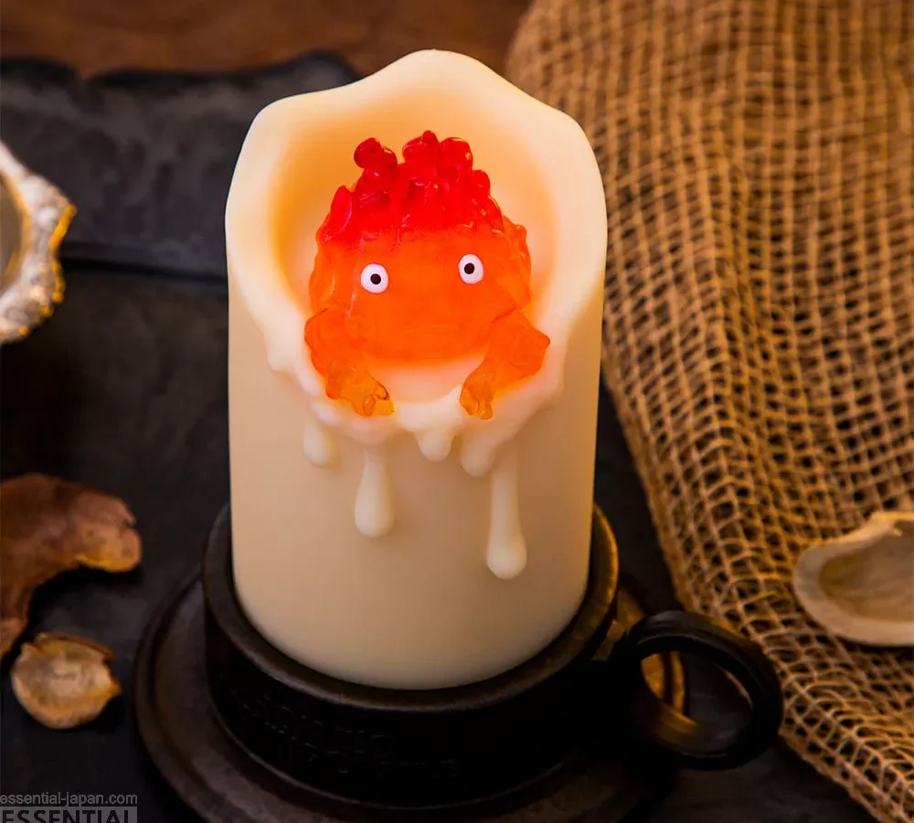 Howl's Moving Castle Calcifer Flickering Candle Light 9