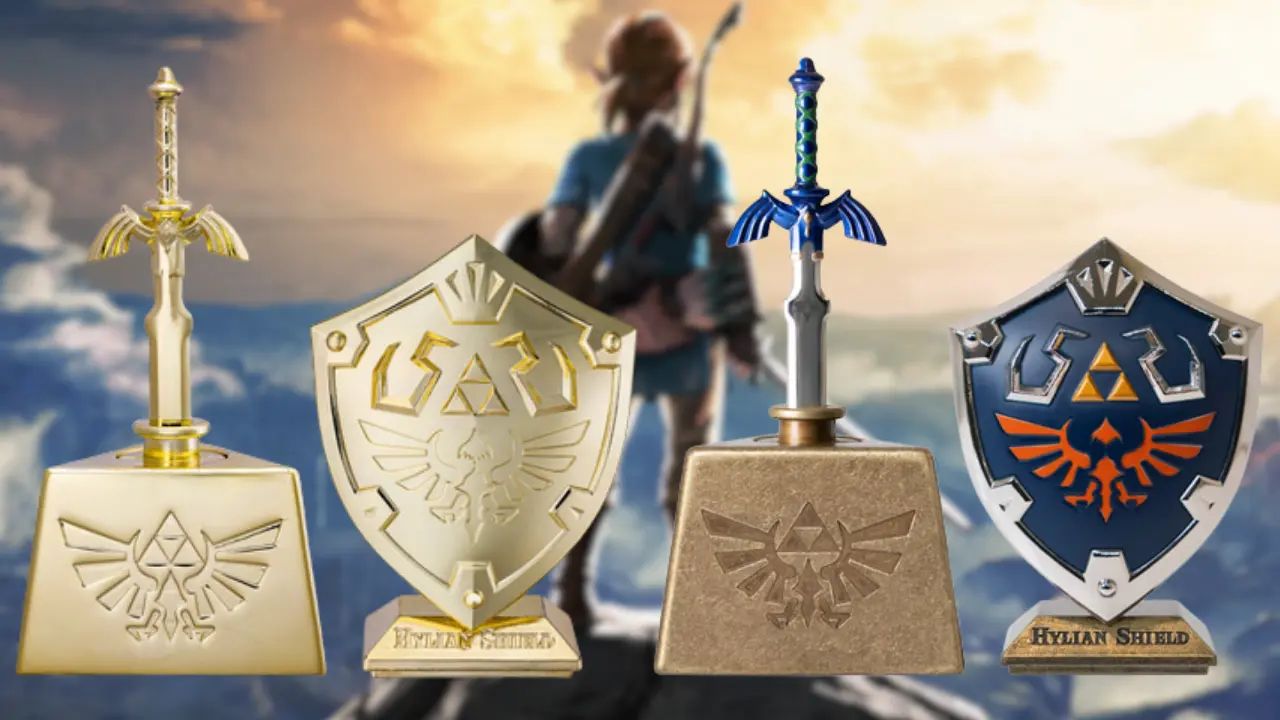 Zelda's Official 3D Metal Puzzle Collection Adds New Limited Edition Master Sword and Hylian Shield Sets