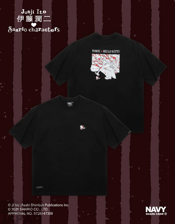 Junji Ito x Sanrio Clothing Collab 1