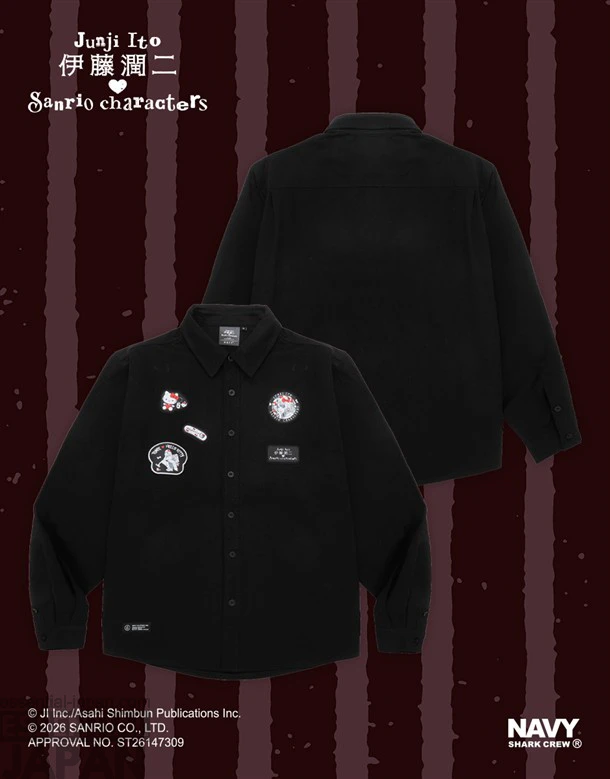 Junji Ito x Sanrio Clothing Collab 16