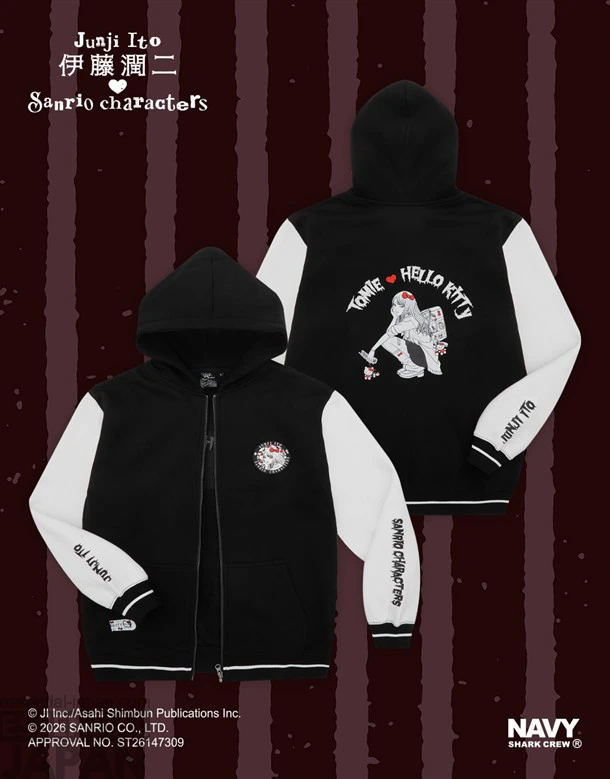 Junji Ito x Sanrio Clothing Collab 26