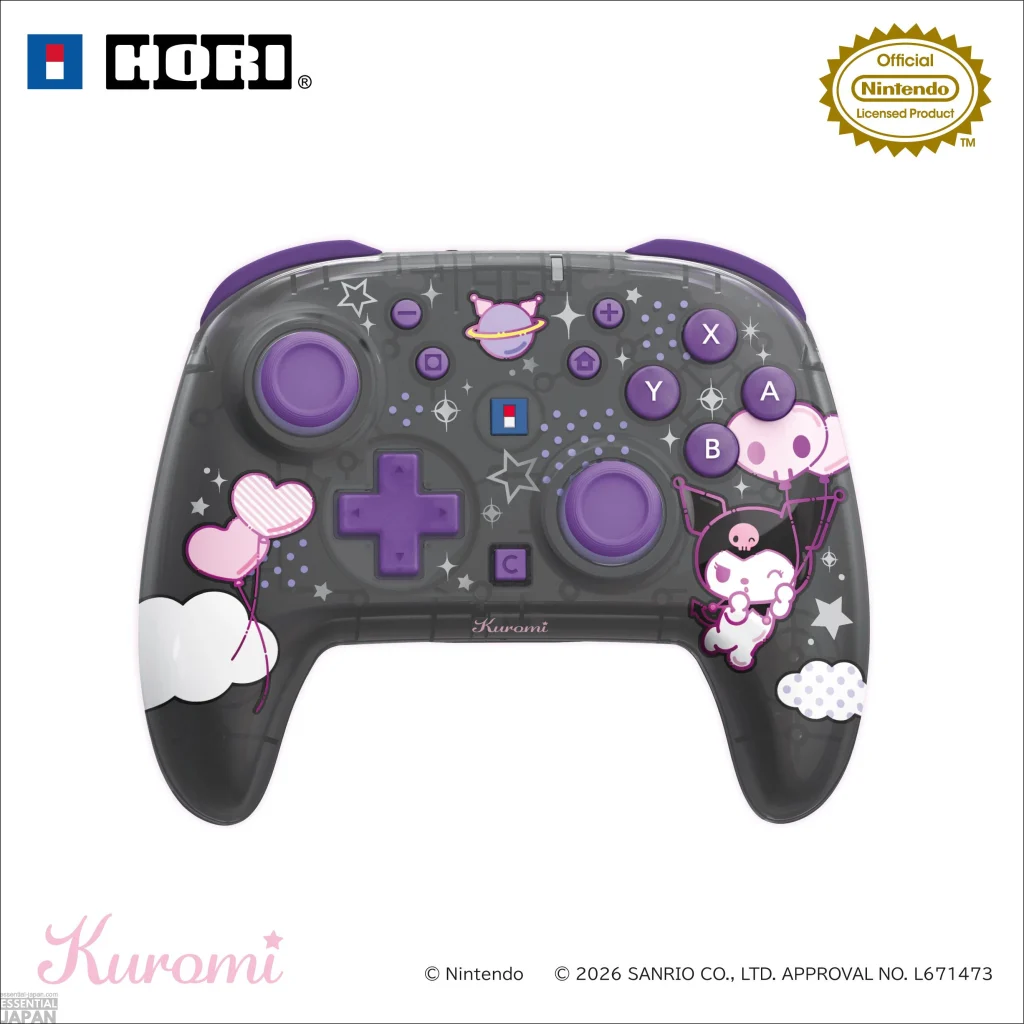 Kuromi x Hori Controller & Accessories 1