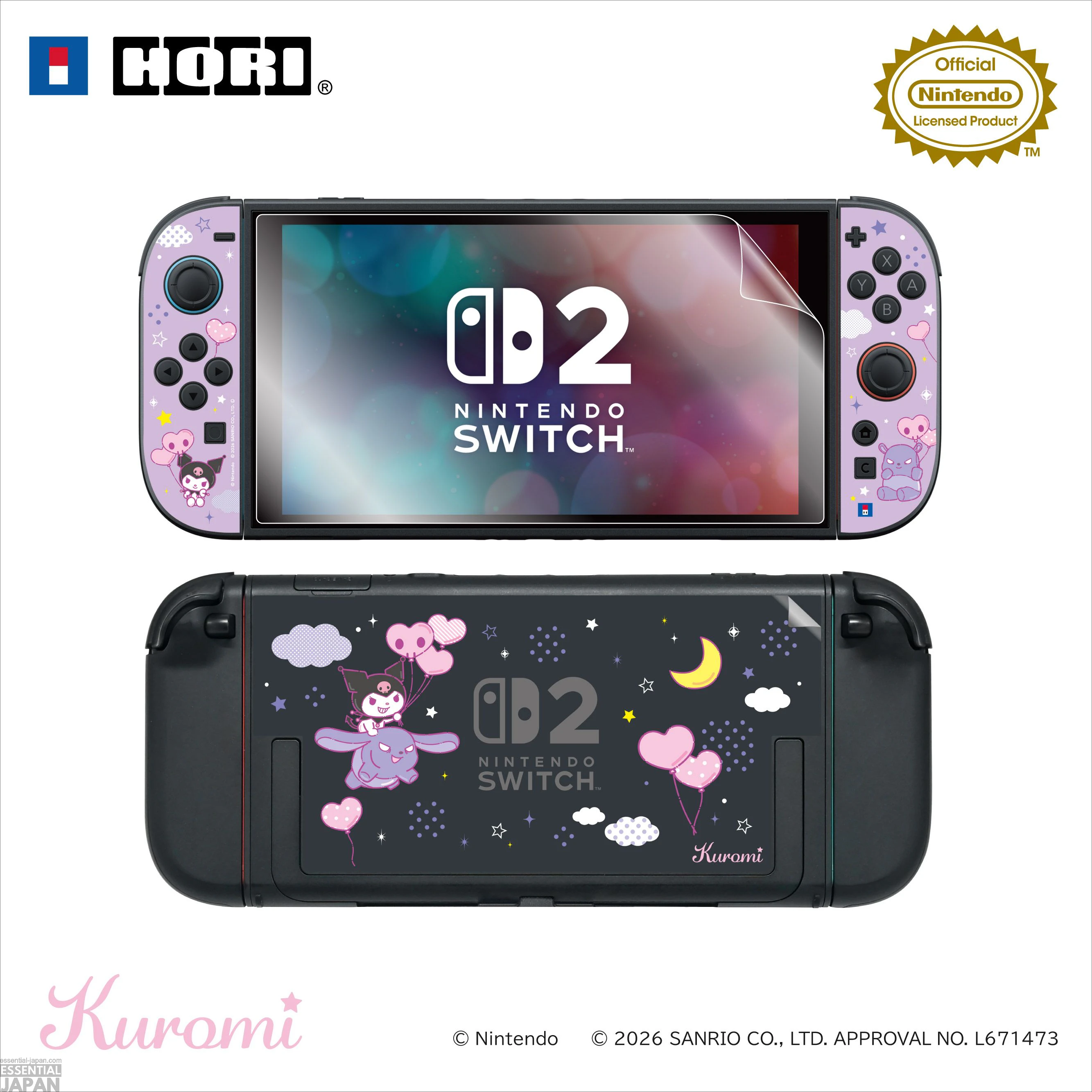 Kuromi x Hori Controller & Accessories 16
