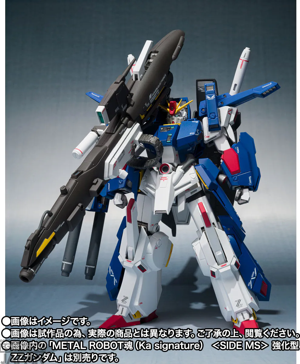 METAL ROBOT SPIRITS (Ka signature) Full Armor Parts Set for Enhanced ZZ Gundam 10