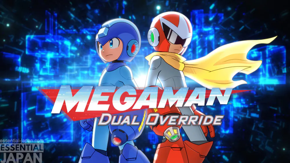 Mega Man Dual Override key art 1