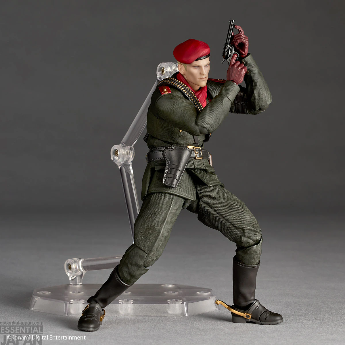 Metal Gear Solid Kaiyodo Revoltech Amazing Yamaguchi Revolver Ocelot Figure 5