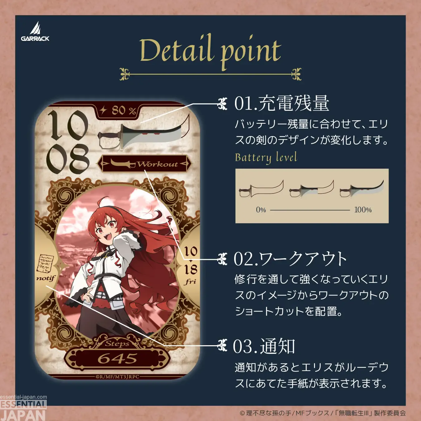 Mushoku Tensei garrack smartwatch 9