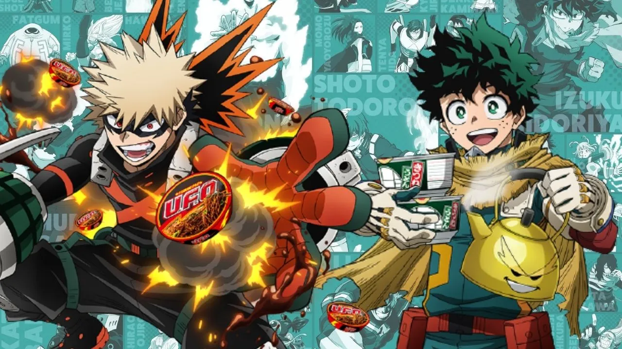 My Hero Academia 10th Anniversary Nissin Noodle Collab