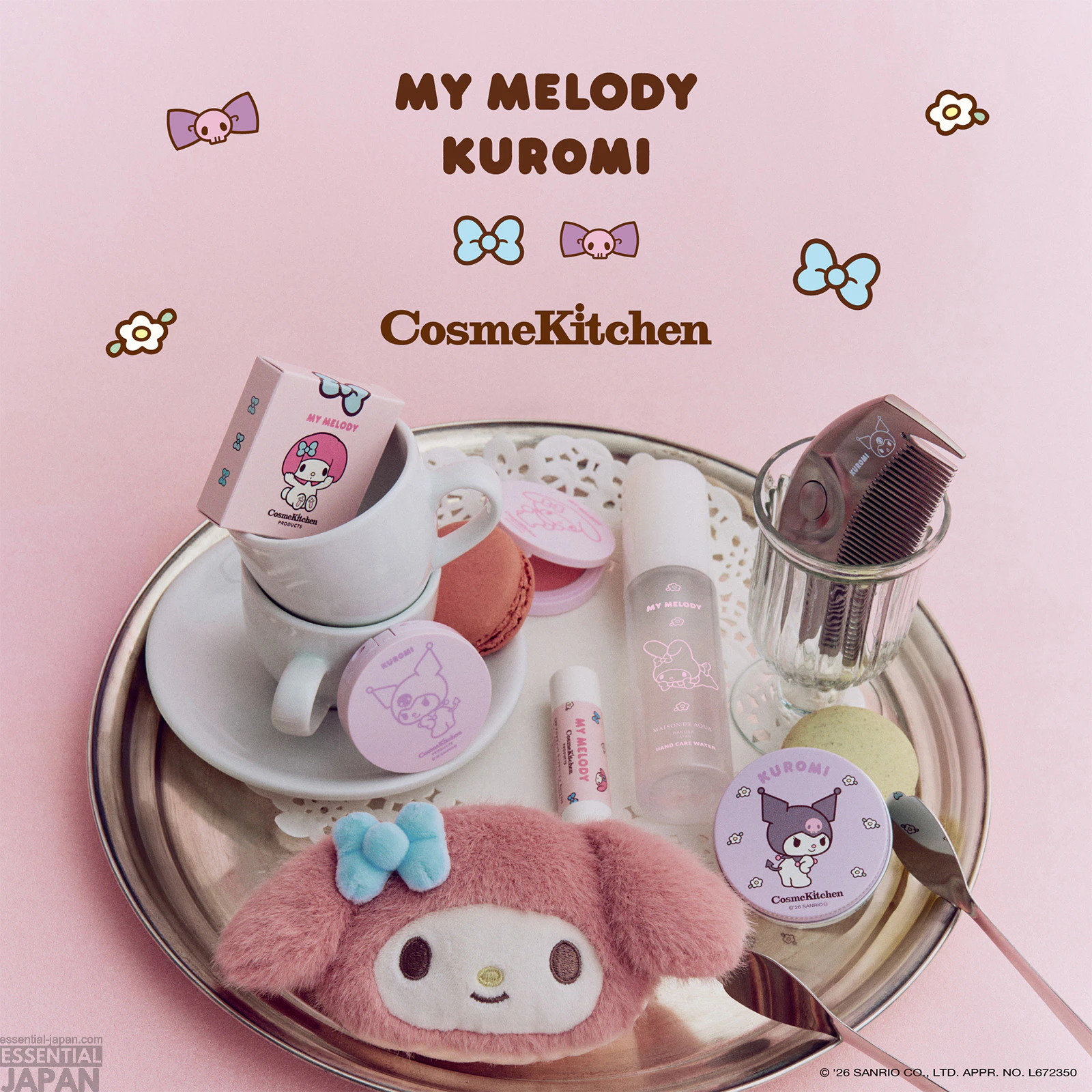 My Melody & Kuromi Cosme Kitchen Cosmetics Collab 34