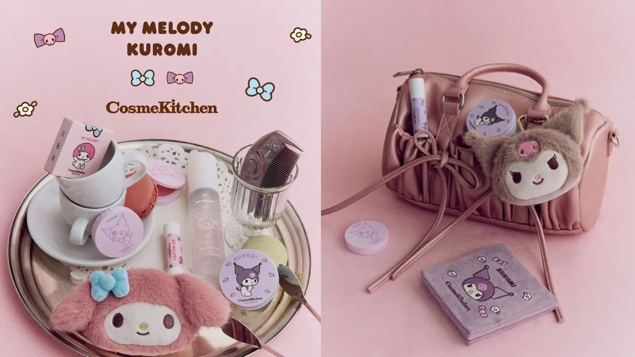 My Melody & Kuromi Cosme Kitchen Cosmetics Collab Main