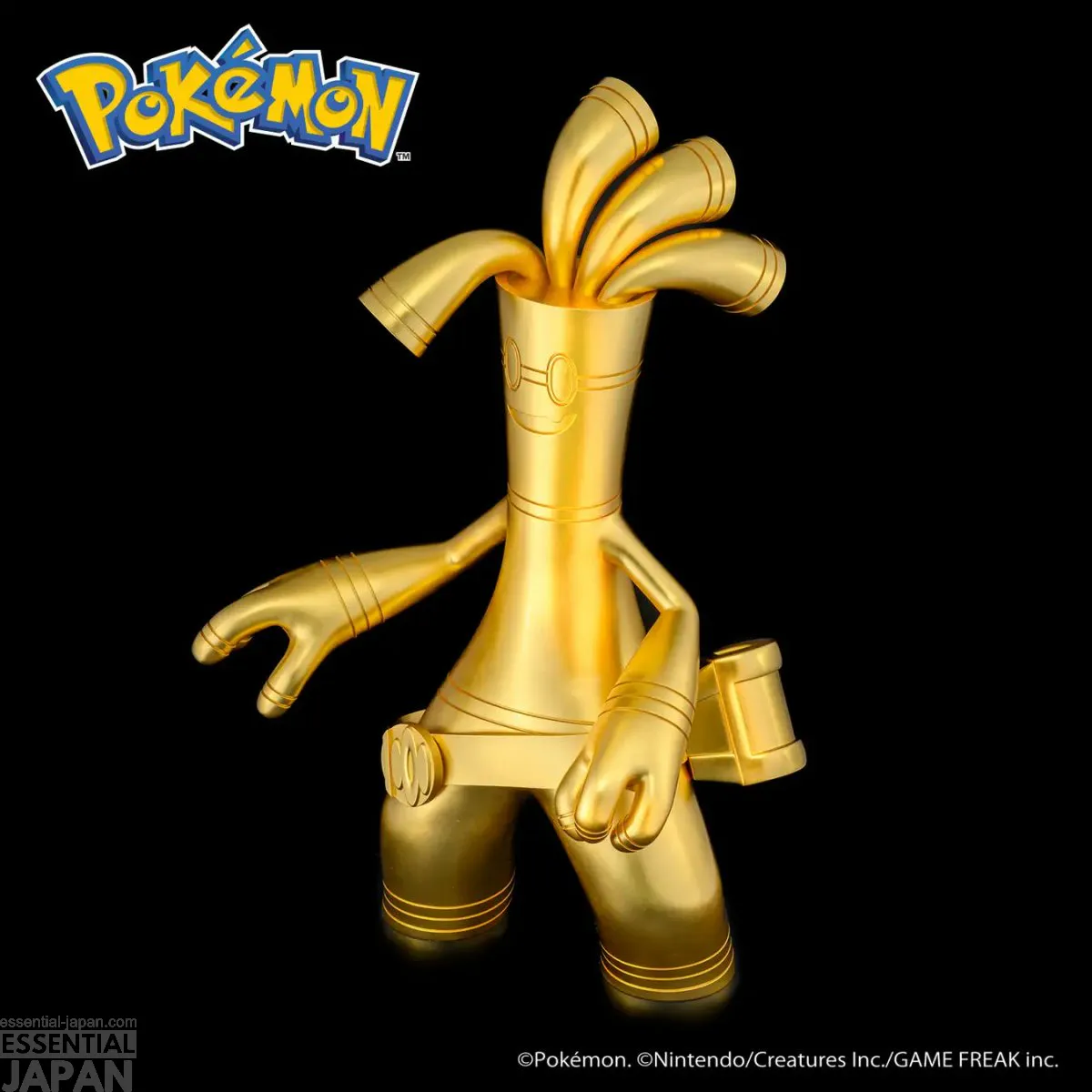 POKEMON GOLD PIKACHU GHOLDENGO FIGURES 2
