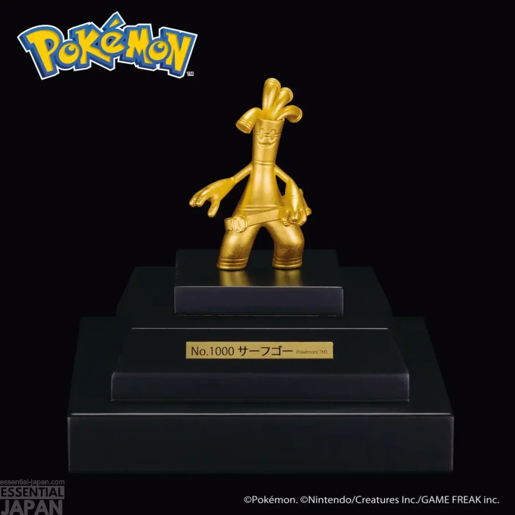 POKEMON GOLD PIKACHU GHOLDENGO FIGURES 4