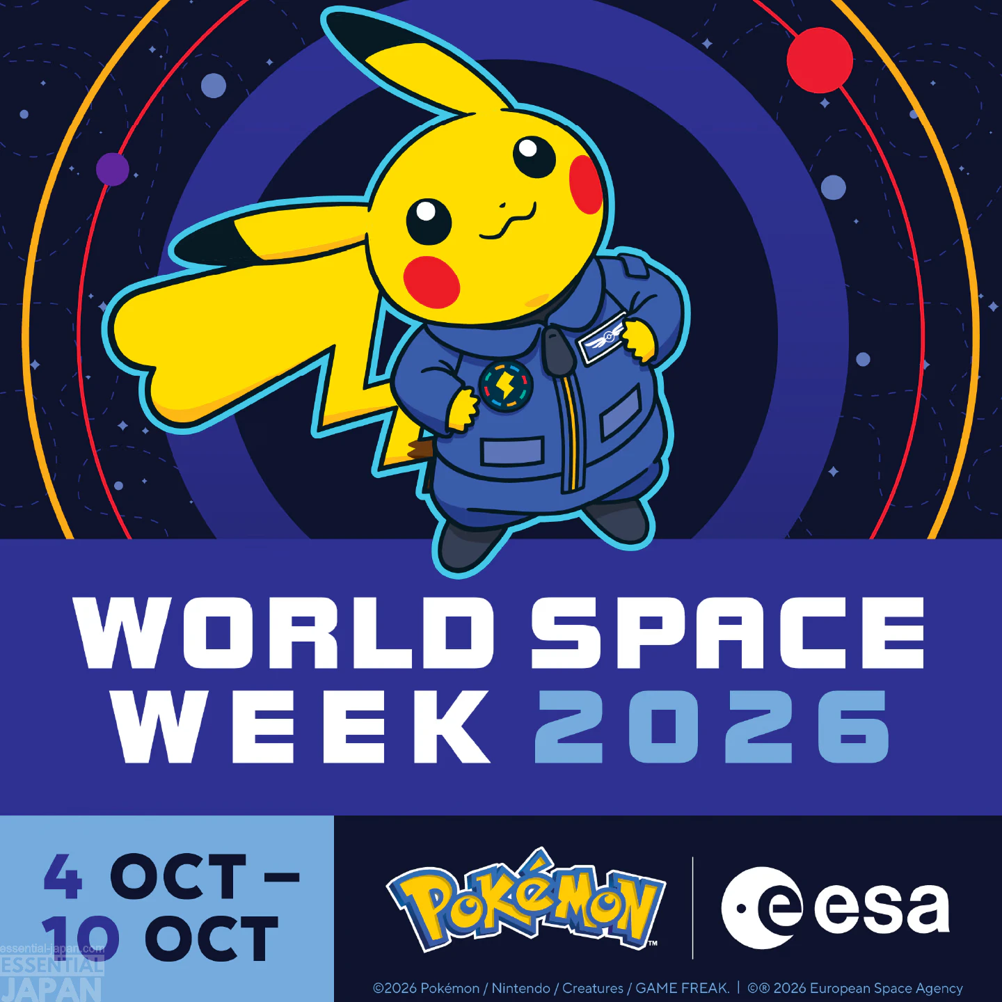 Pokémon & ESA Astronaut Pikachu Merch Collection 9