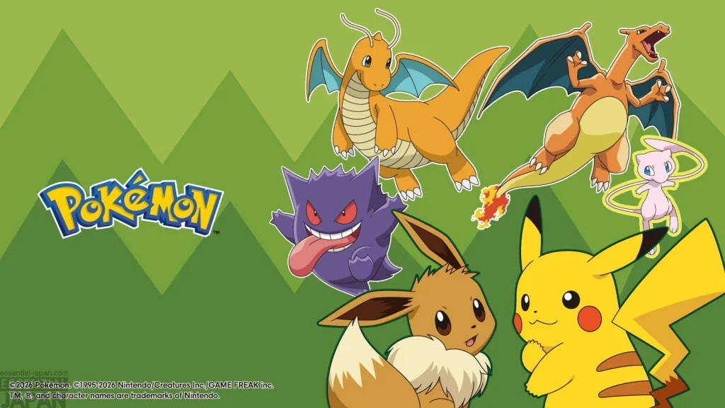 Pokémon x GU Outdoor Inspired Clothing Collection 1