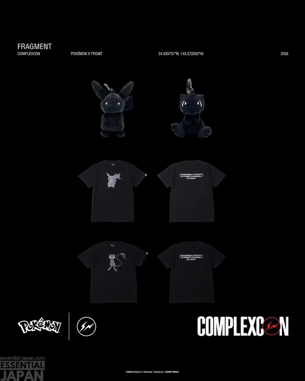 Pokémon x fragment Collab Collection 2026 1