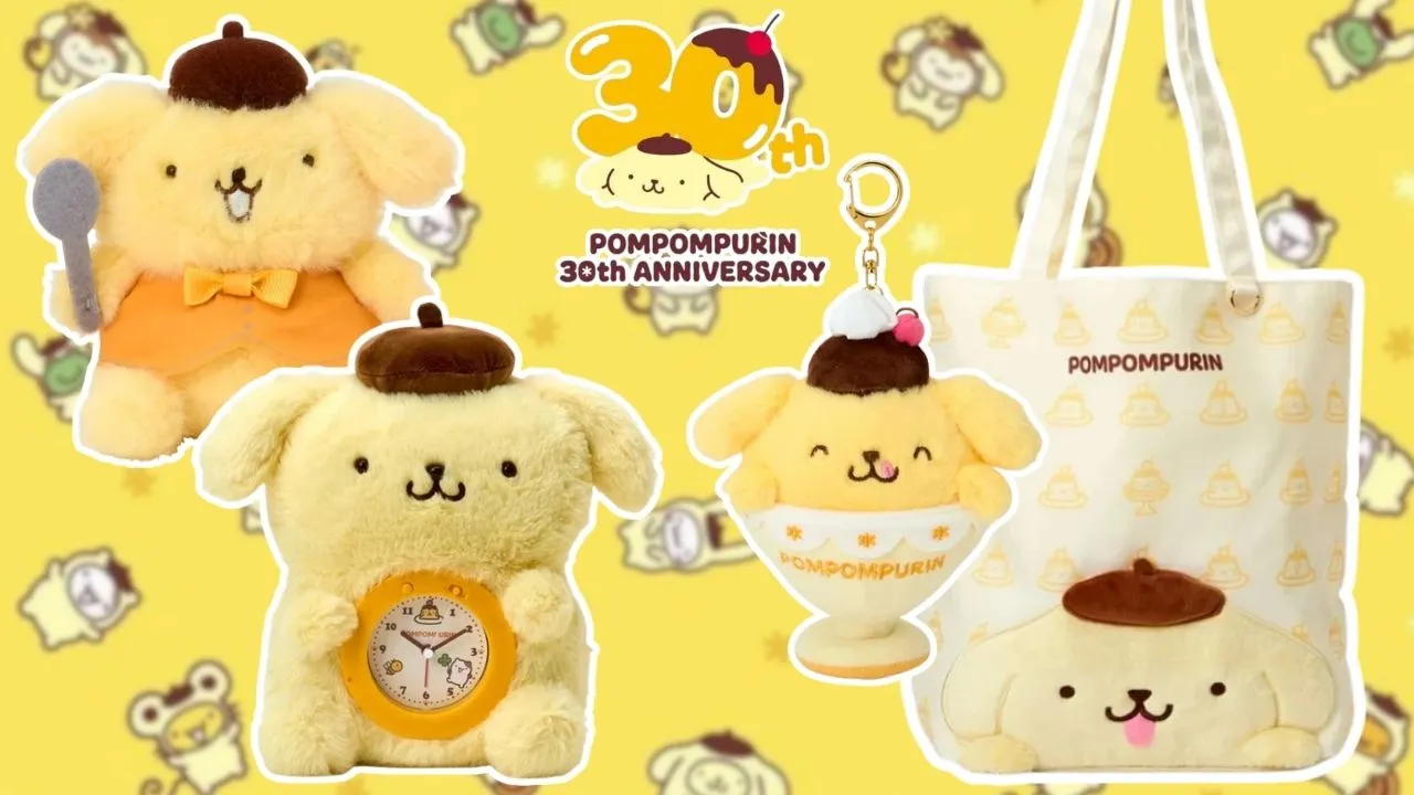 Pompompurin 30th Anniversary Merch Collection Main