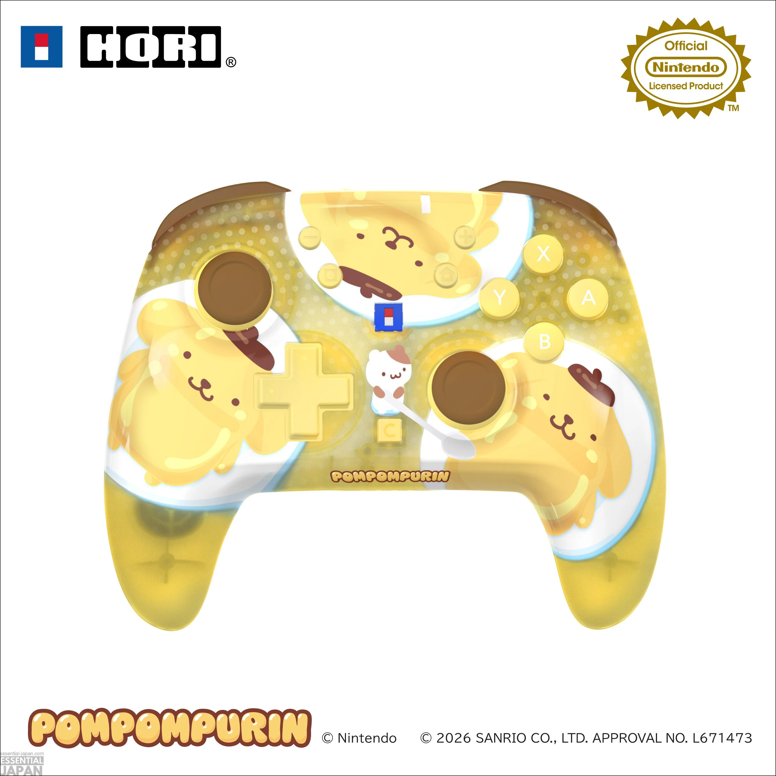 Pompompurin x Hori Controller & Accessories 3