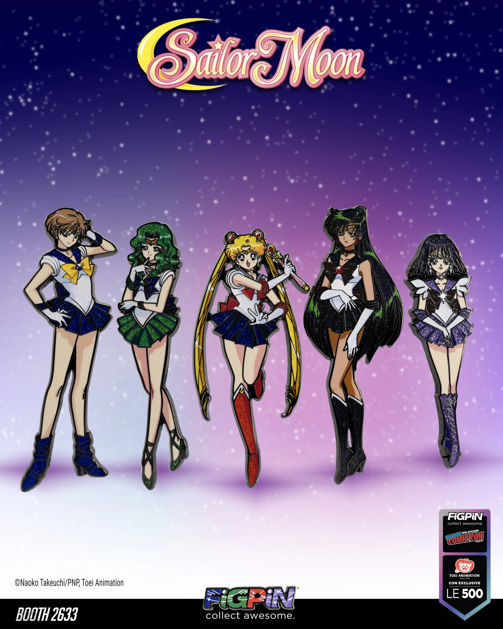 Sailor Moon Outer Planets Figpin Set