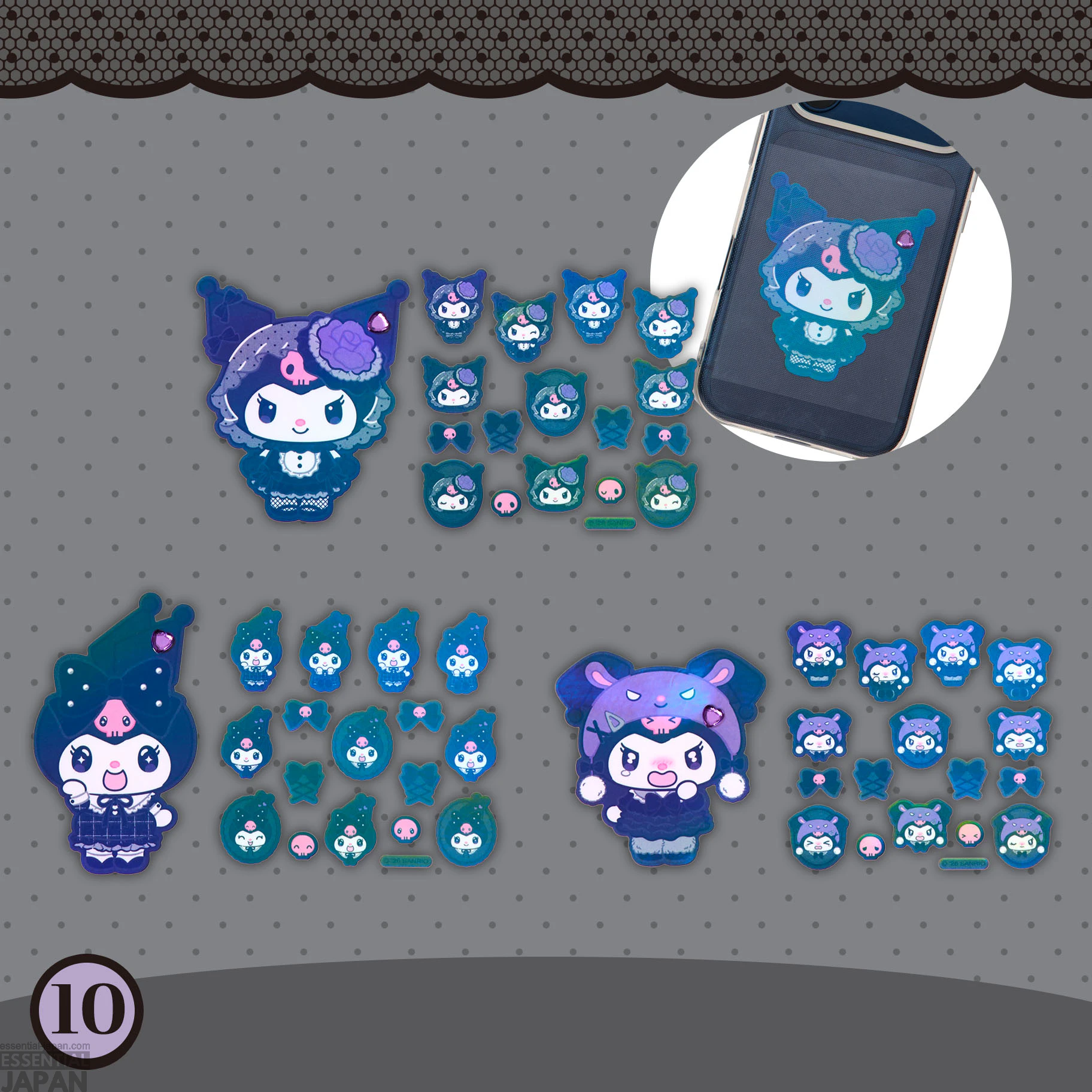 Sanrio All Black Kuromi Mode Series 12